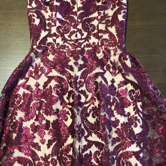 NWOT Dress the Population Blair Fit and Flare Midi Dress - Picture 5 of 8